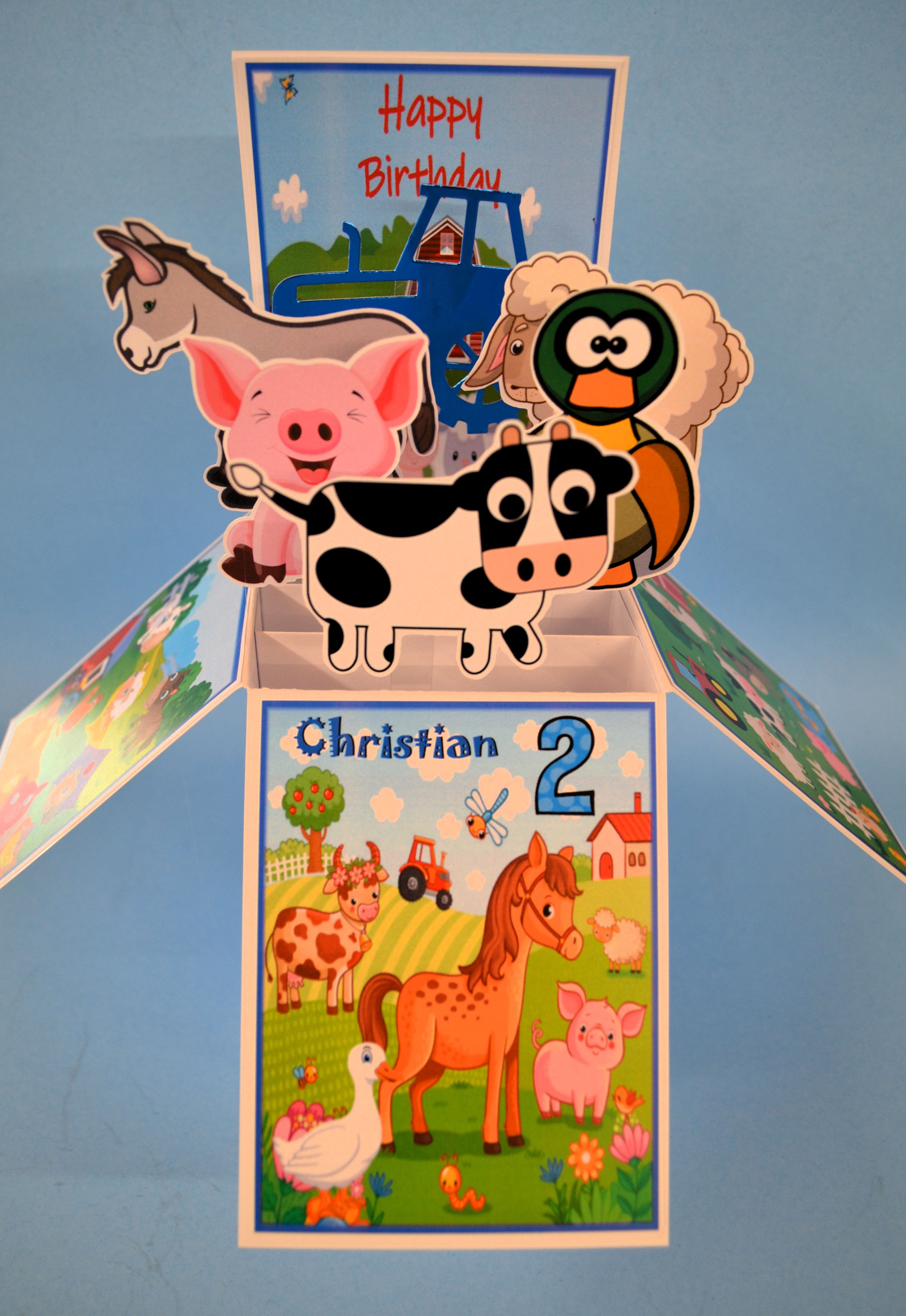 2nd Birthday Card for Christian