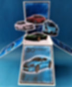 men's 30th birthday card with cars