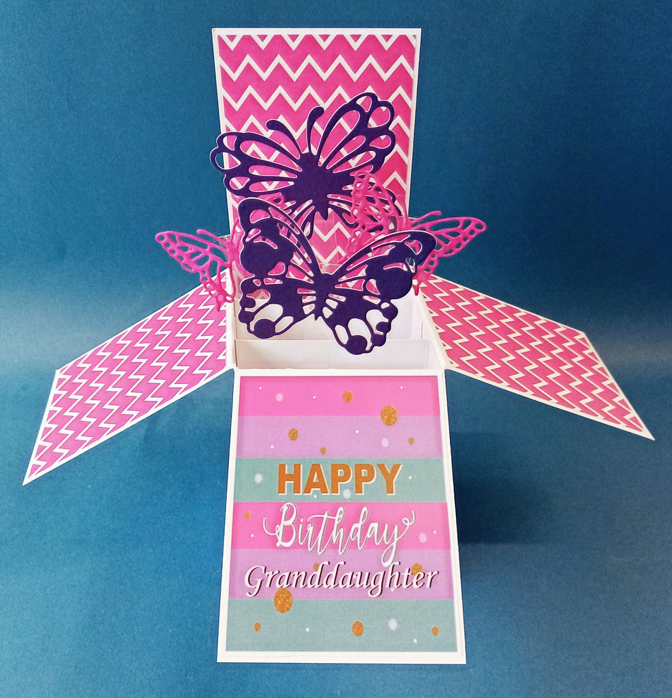 birthday card for a granddaughter