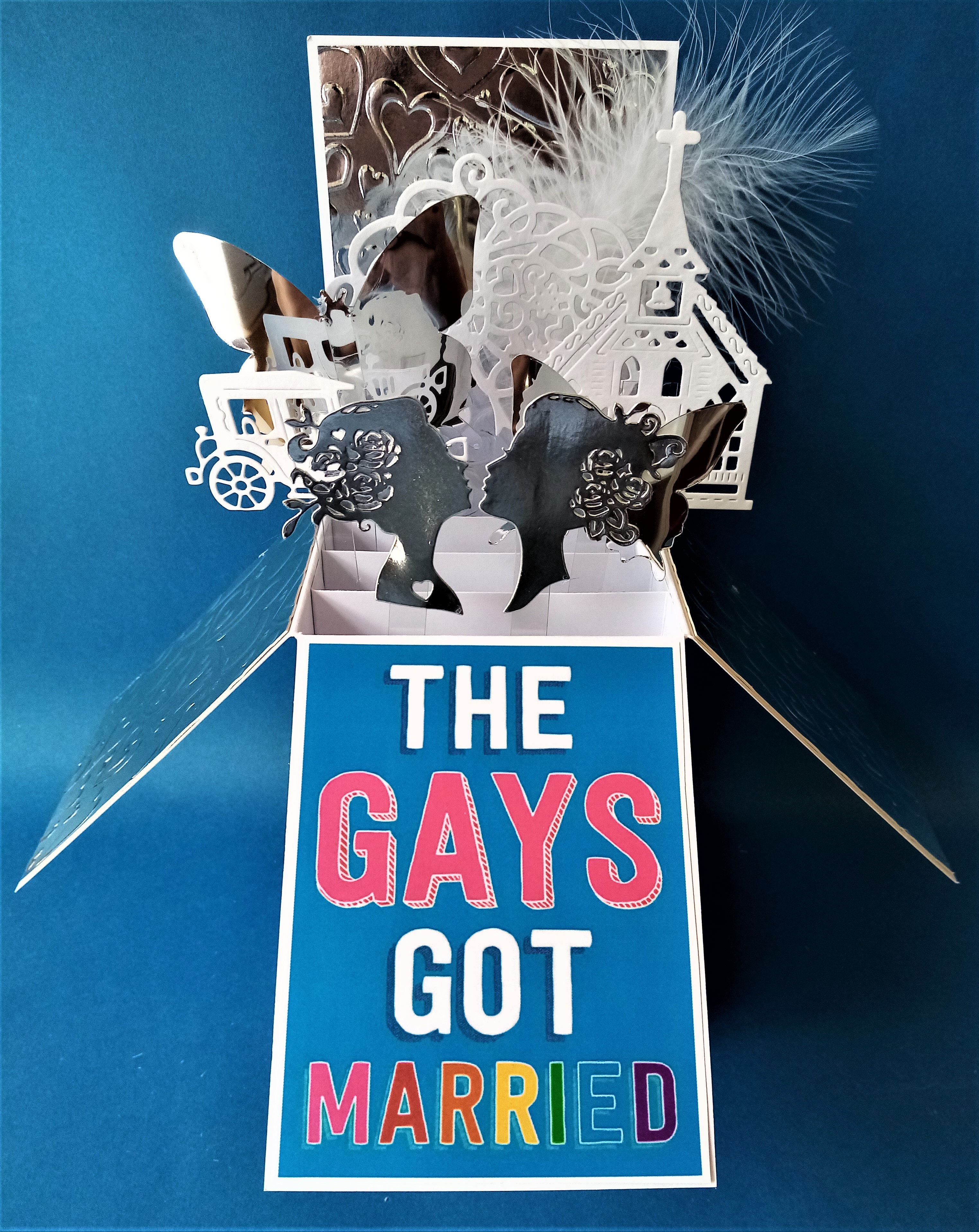 Mrs and Mrs Wedding Card