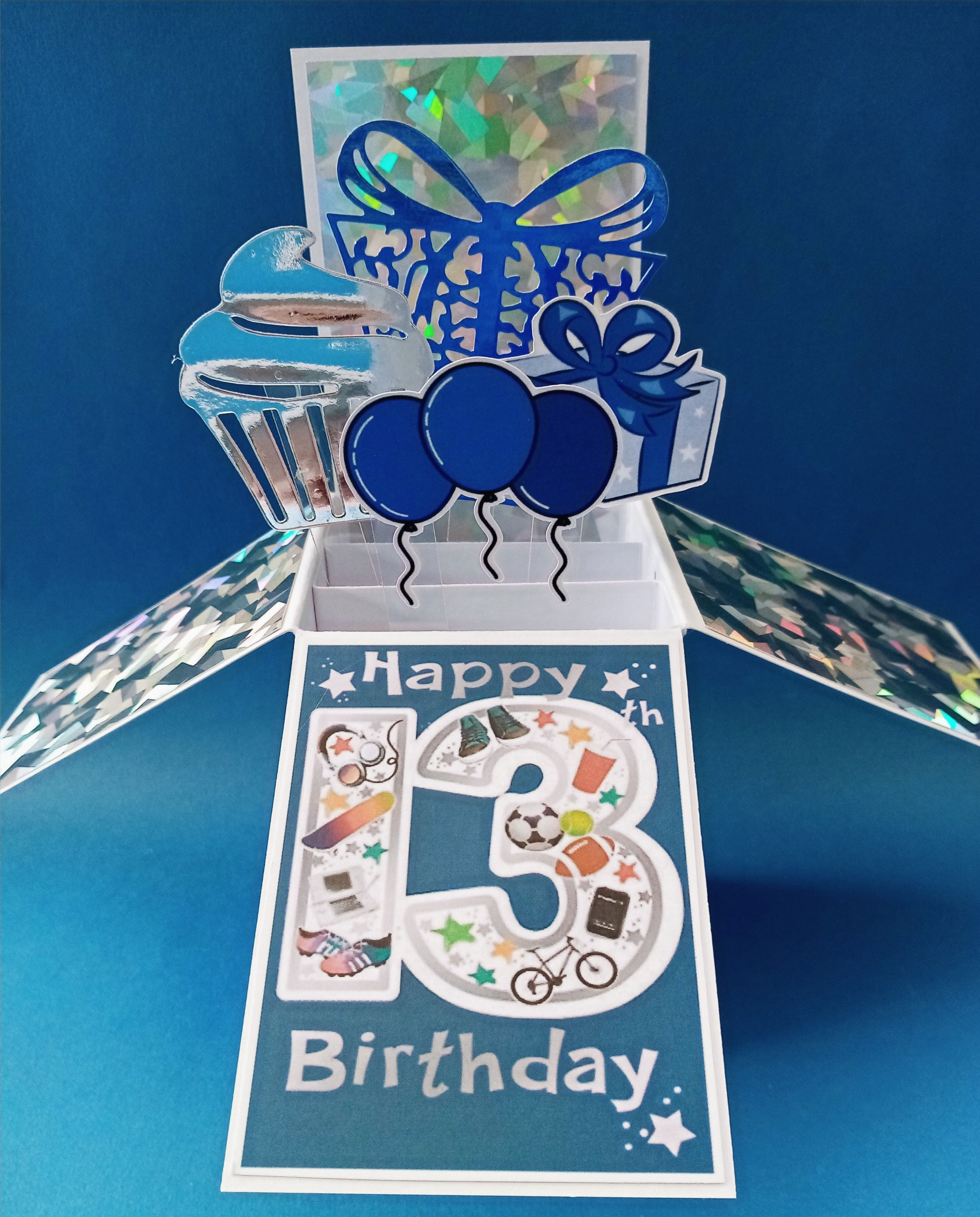 13th birthday card for a boy