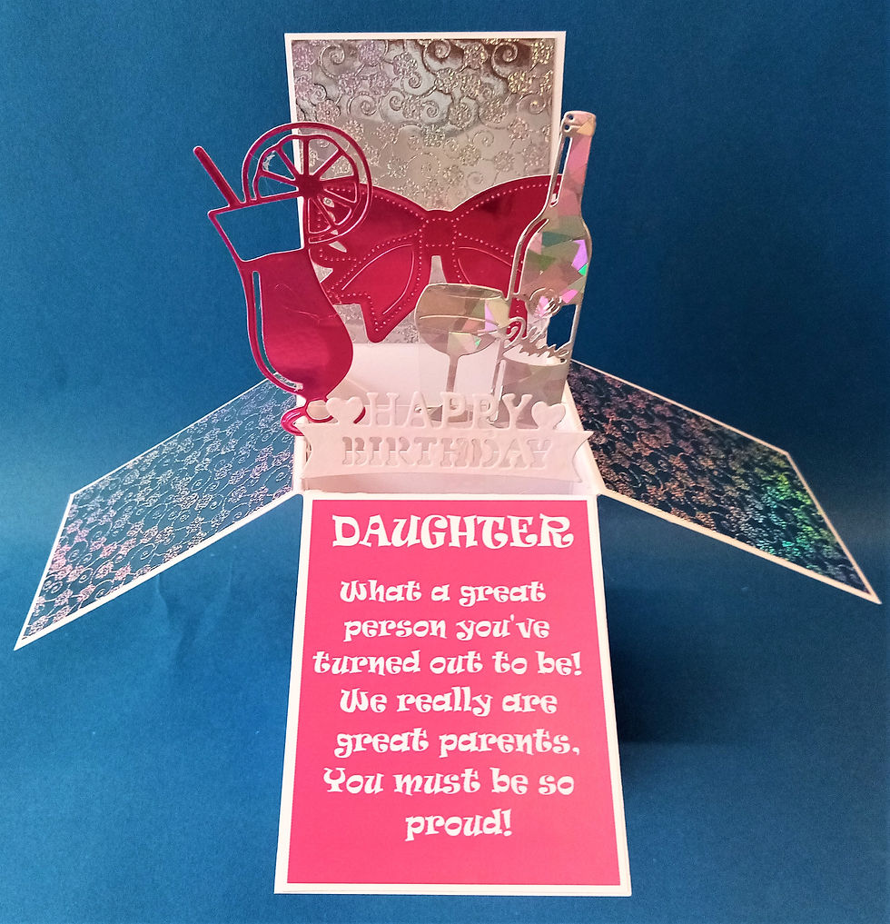 Funny Birthday Card for a daughter