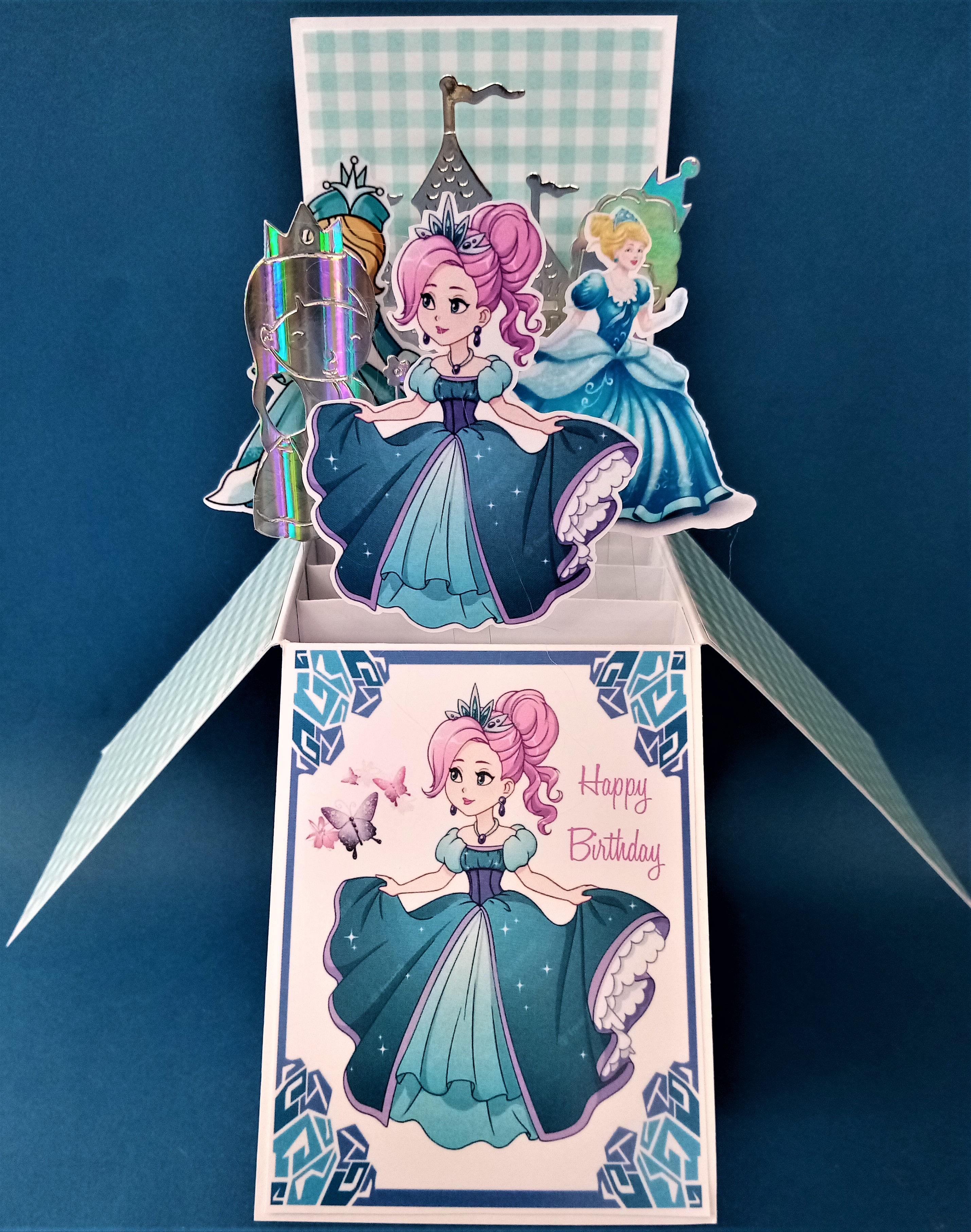 princess birthday card