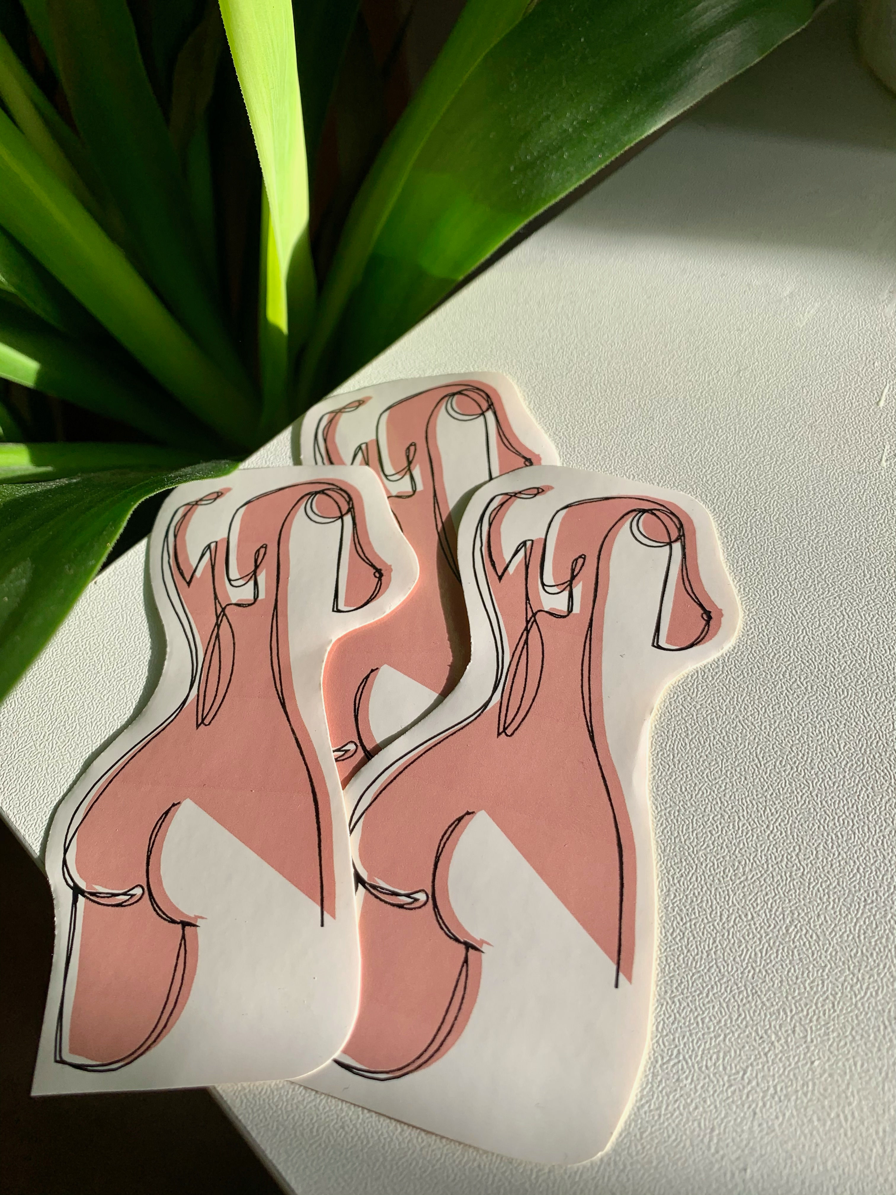 Nude Body Sticker Pink