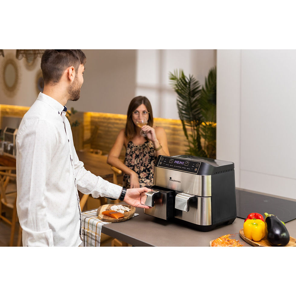 Miniaturbild: Fritteuse ohne Öl Masterpro POWERDUO MP 2400 W 10 L