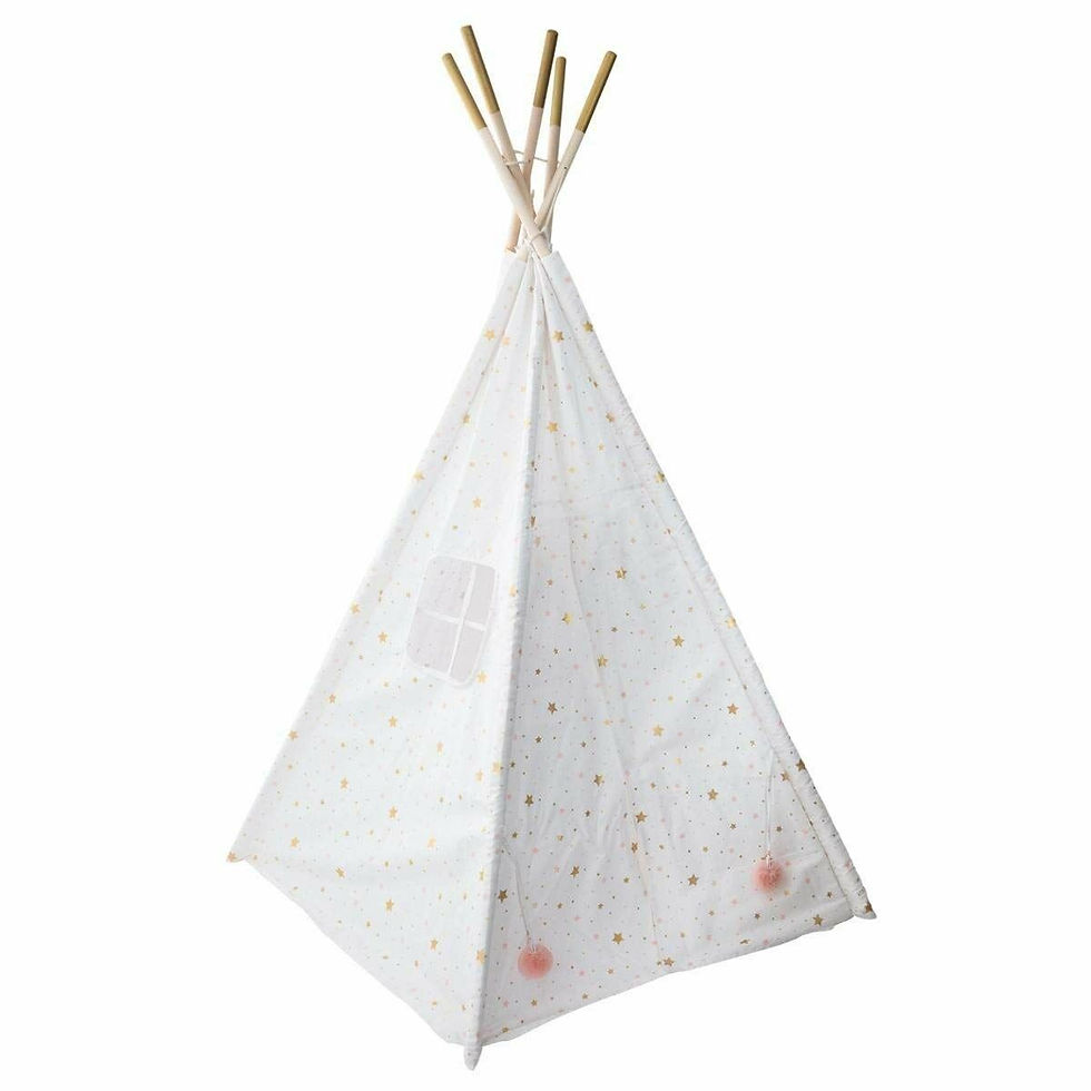 Miniaturbild: Zelt Atmosphera Sterne Fenster Tipi (160 x 130 x 130 cm)