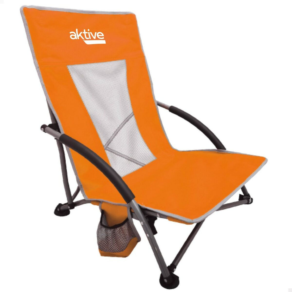 Gepolsterte Campingstuhl Aktive Orange 50 x 67 x 51 cm