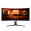 Miniaturbild: Monitor AOC CU34G2X/BK LFD 34" LED VA AMD FreeSync Flicker free 144 Hz 50-60.