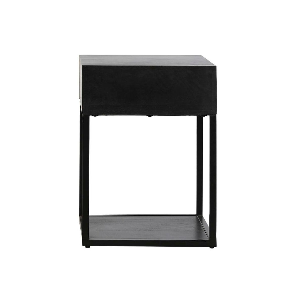 Miniaturbild: Nachttisch DKD Home Decor Gold 35 x 40 x 55 cm Schwarz Metall Holz