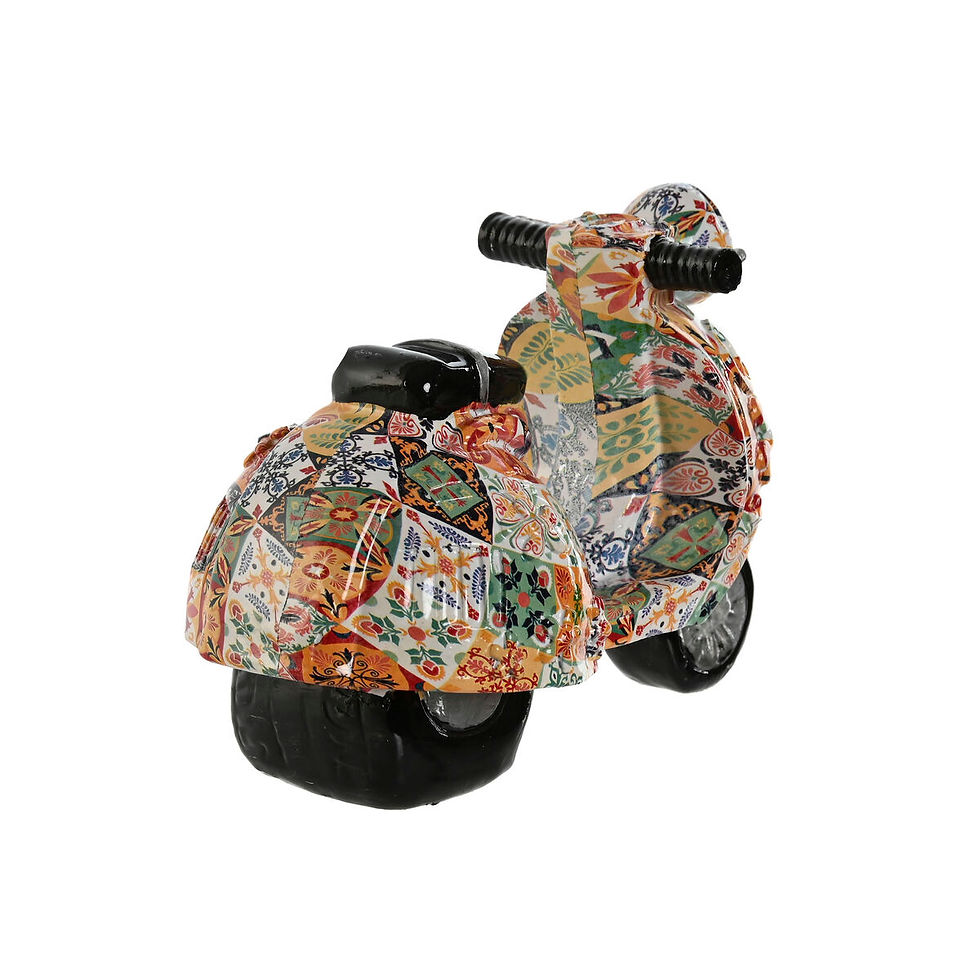 Miniaturbild: Deko-Figur Home ESPRIT Bunt Mediterraner scooter 14 x 8 x 11 cm (2 Stück)