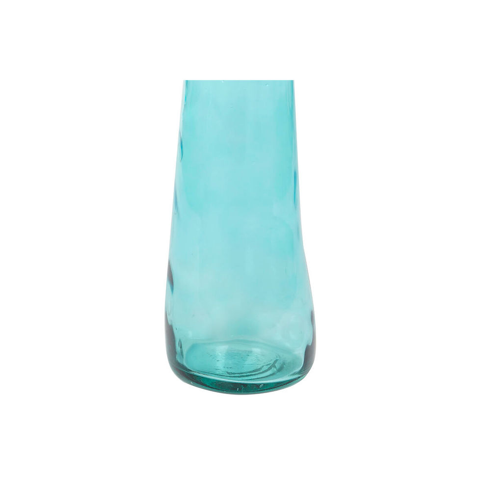 Miniaturbild: Vase DKD Home Decor 18 x 18 x 120 cm Himmelsblau Verre trempé