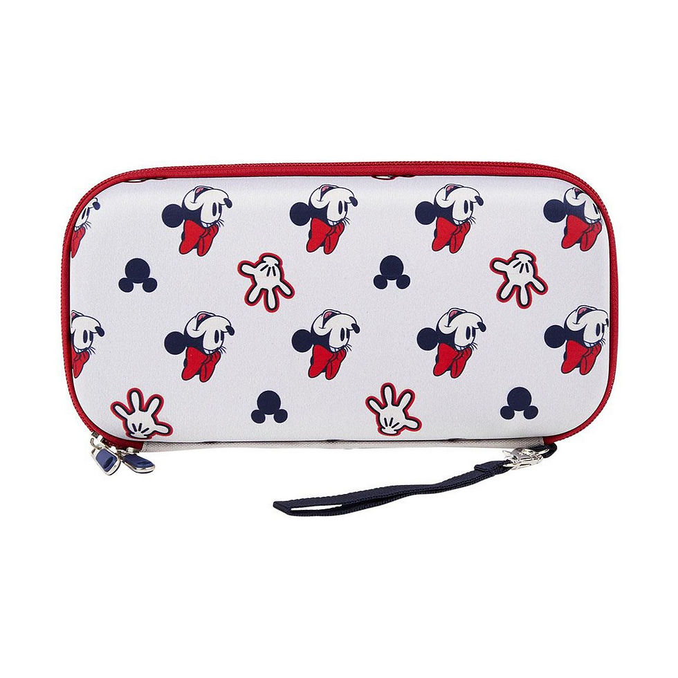 Miniaturbild: Etui für Nintendo Switch Minnie Mouse Hellgrau (12 x 4,5 x 26 cm)