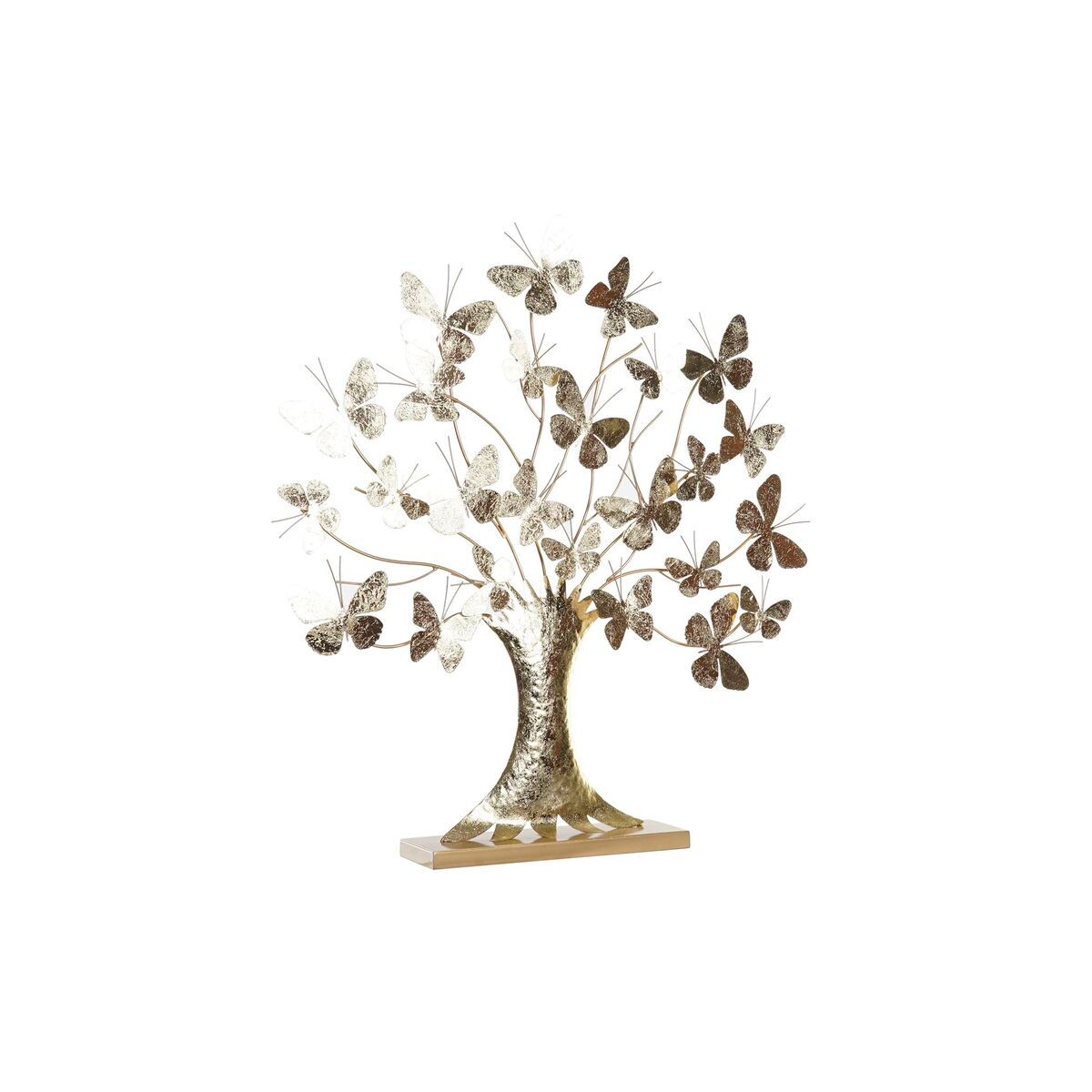 Deko-Figur DKD Home Decor Baum Gold Metall (68,6 x 9 x 71,8 cm)