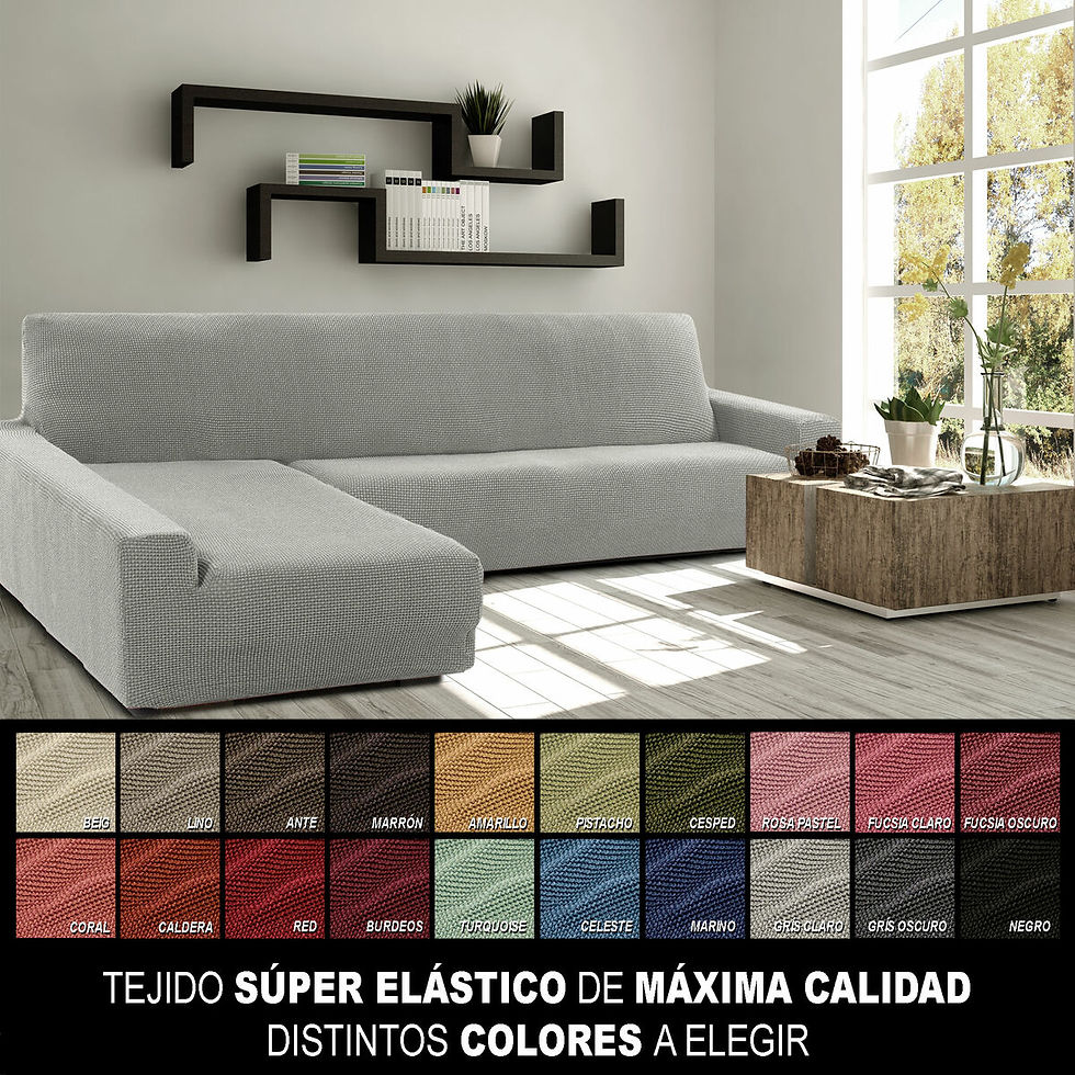 Miniaturbild: Bezug für Chaiselongue mit langem Arm links Sofaskins NIAGARA Grau (Restaurie