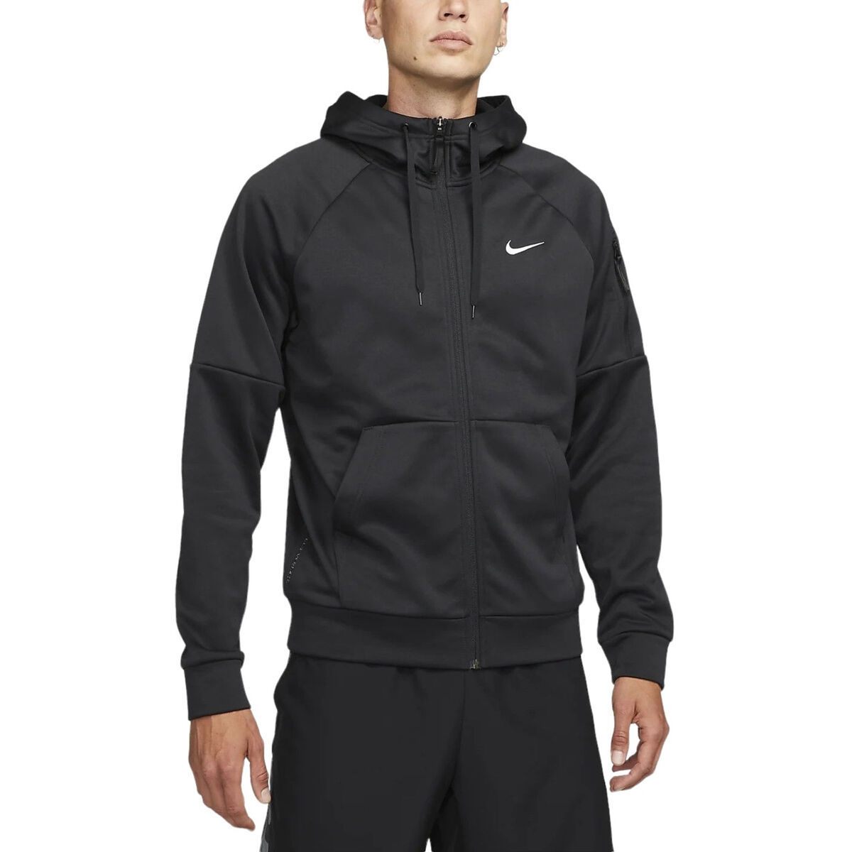 Sportjackefür Herren Nike Therma-FIT Schwarz