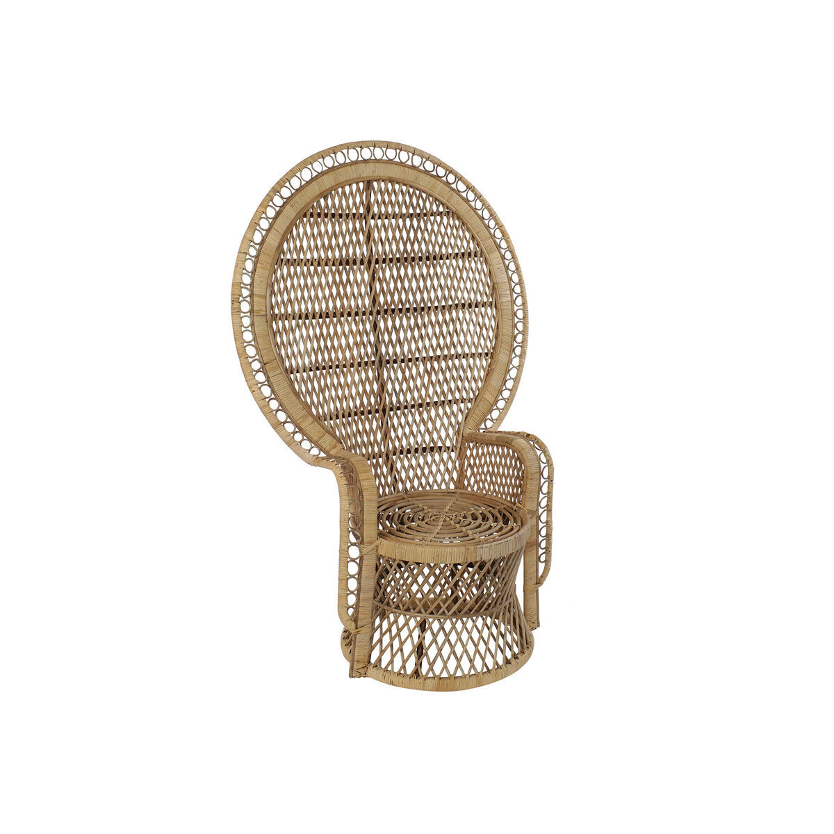 Gartenstuhl DKD Home Decor Braun Bunt natürlich Rattan 98 x 55 x 142 cm 95 x