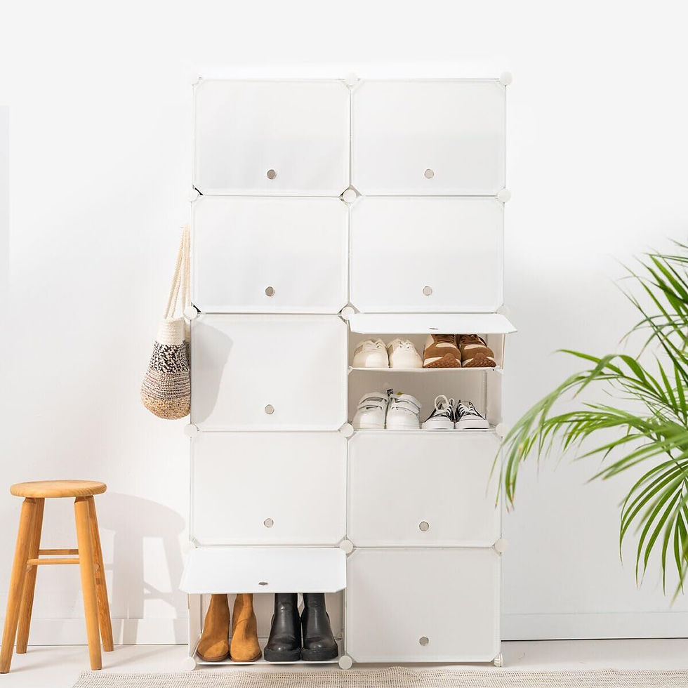Miniaturbild: Tragbares Modul-Schuhregal InnovaGoods Weiß (Restauriert A)