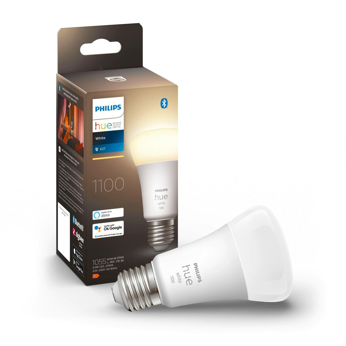 Smart Glühbirne Philips Hue E27 LED 9,5 W