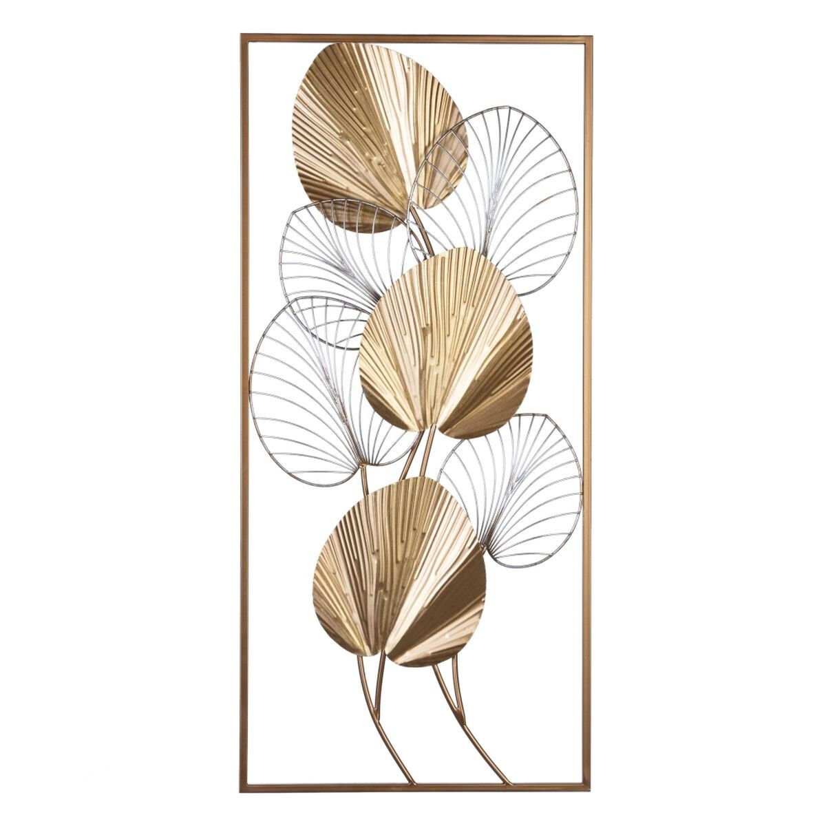 Wanddekoration 43 x 5 x 92 cm Gold Metall