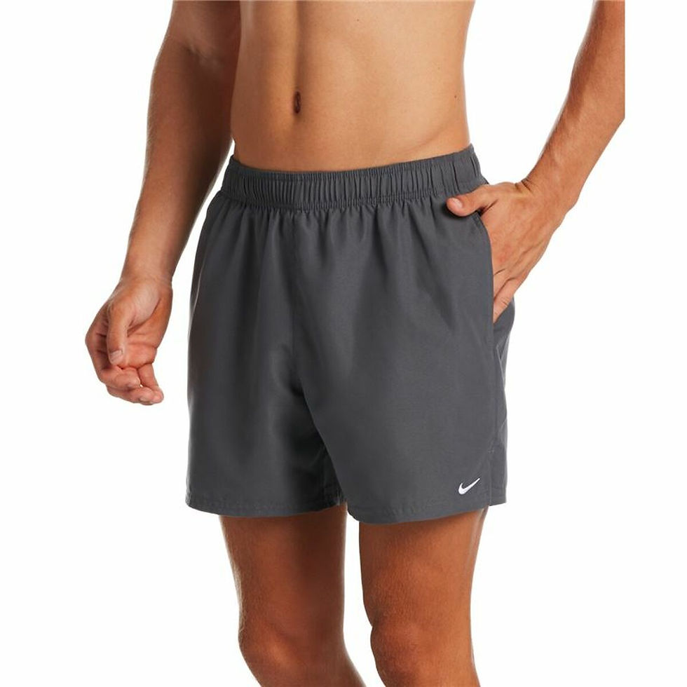 Herren Badehose Nike 5" Volley Short Grau