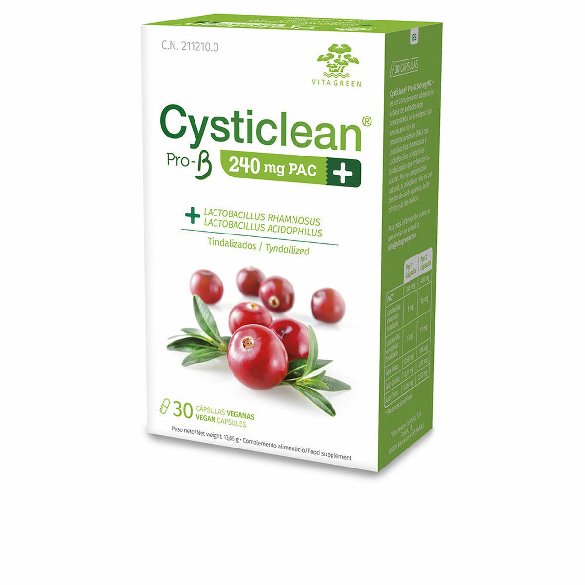 Nahrungsergänzungsmittel CYSTICLEAN ProB 30 Stück