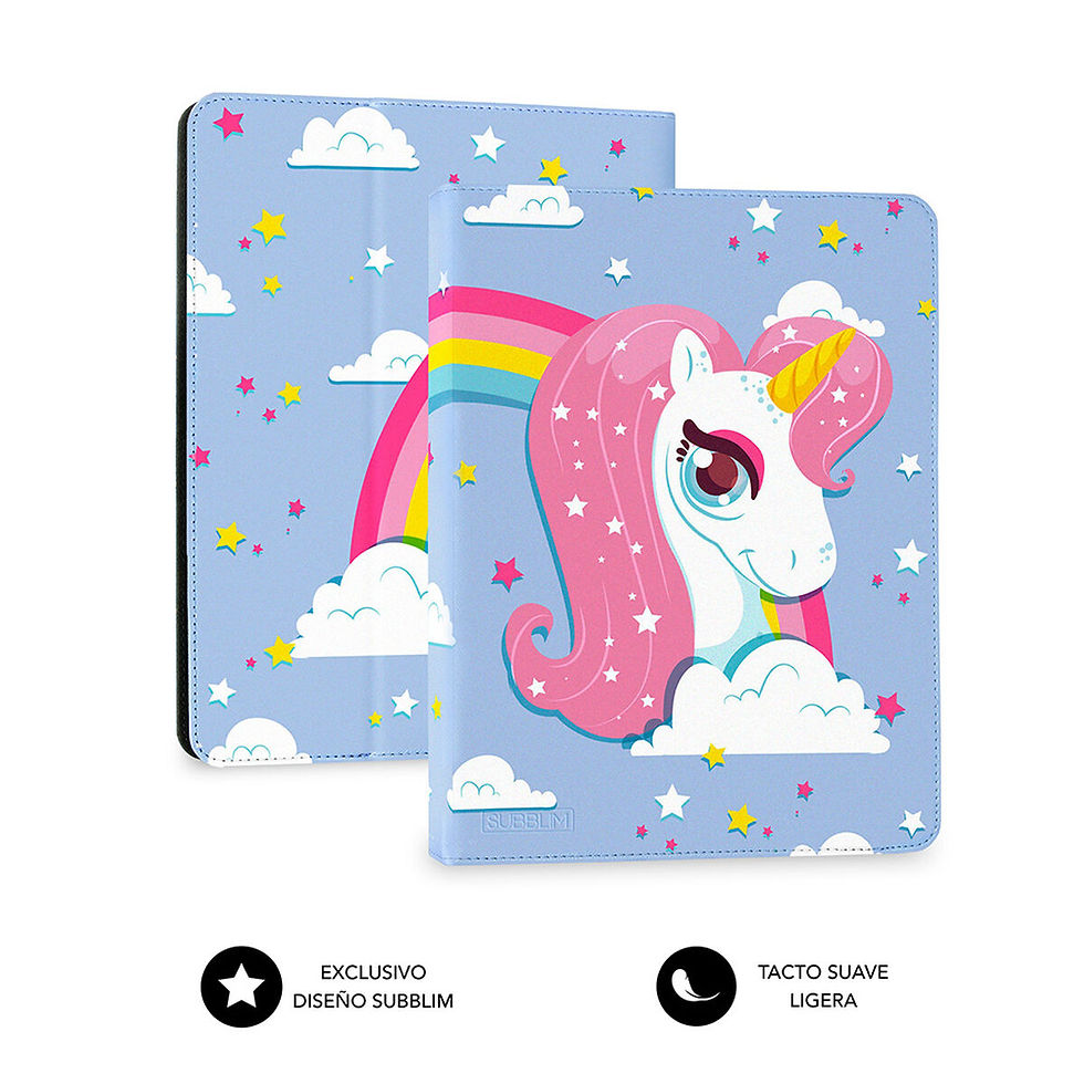Miniaturbild: Tablet Tasche Subblim Funda Tablet Universal TRENDY CASE UNICORN 10.1"