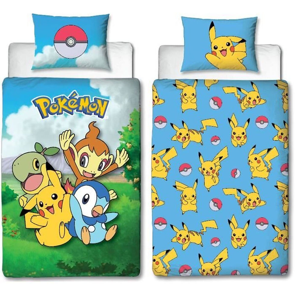 Bettbezug-Set Pokémon Bunt Double size 2 Stücke