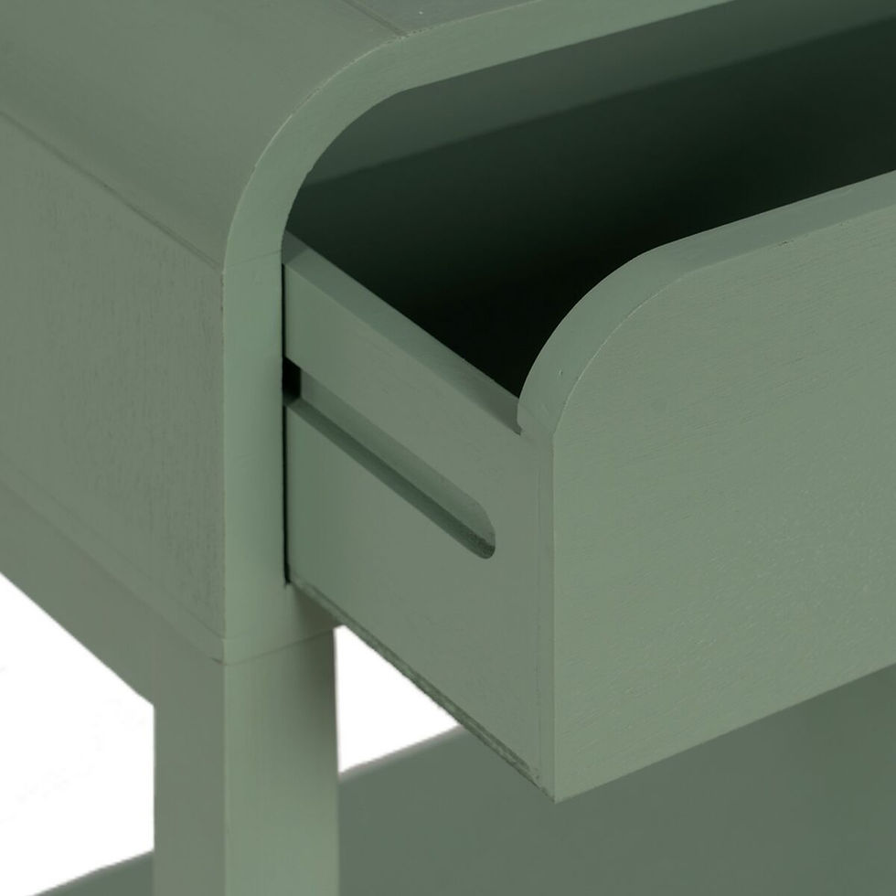 Miniaturbild: Konsole grün Kiefernholz Holz MDF 90 x 32 x 75 cm