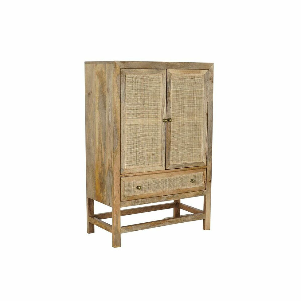 Anrichte DKD Home Decor Rattan Mango-Holz