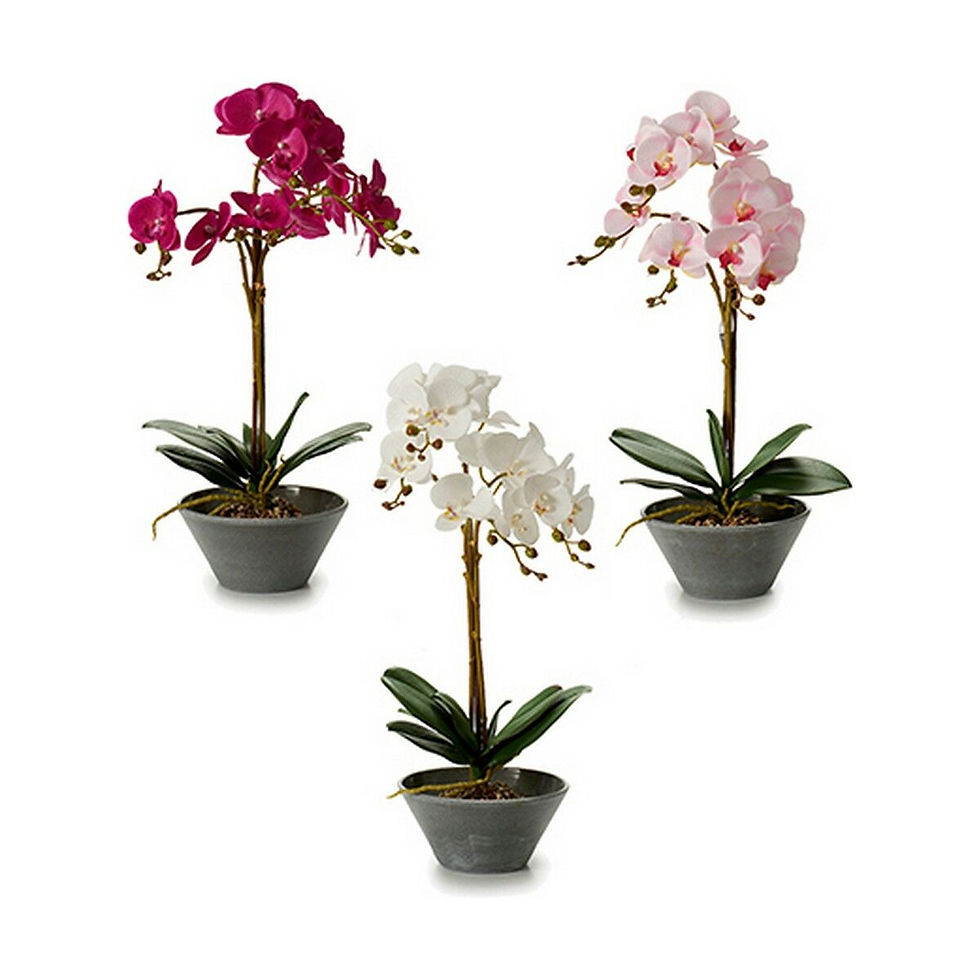Miniaturbild: Dekorationspflanze Orchidee 16 x 48 x 28 cm Kunststoff (4 Stück)