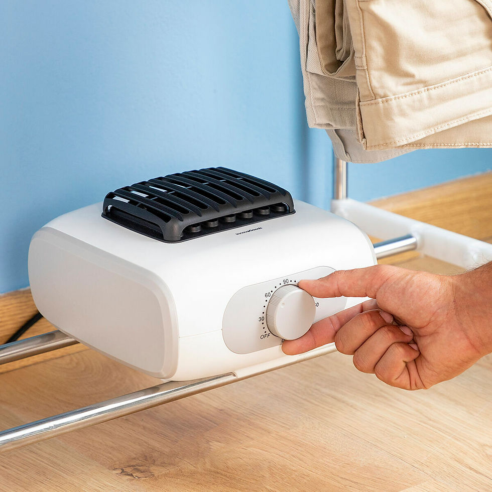 Miniaturbild: Tragbarer elektrischer Wäschetrockner mit 2 Höhen Dupledry Blue InnovaGoods 1
