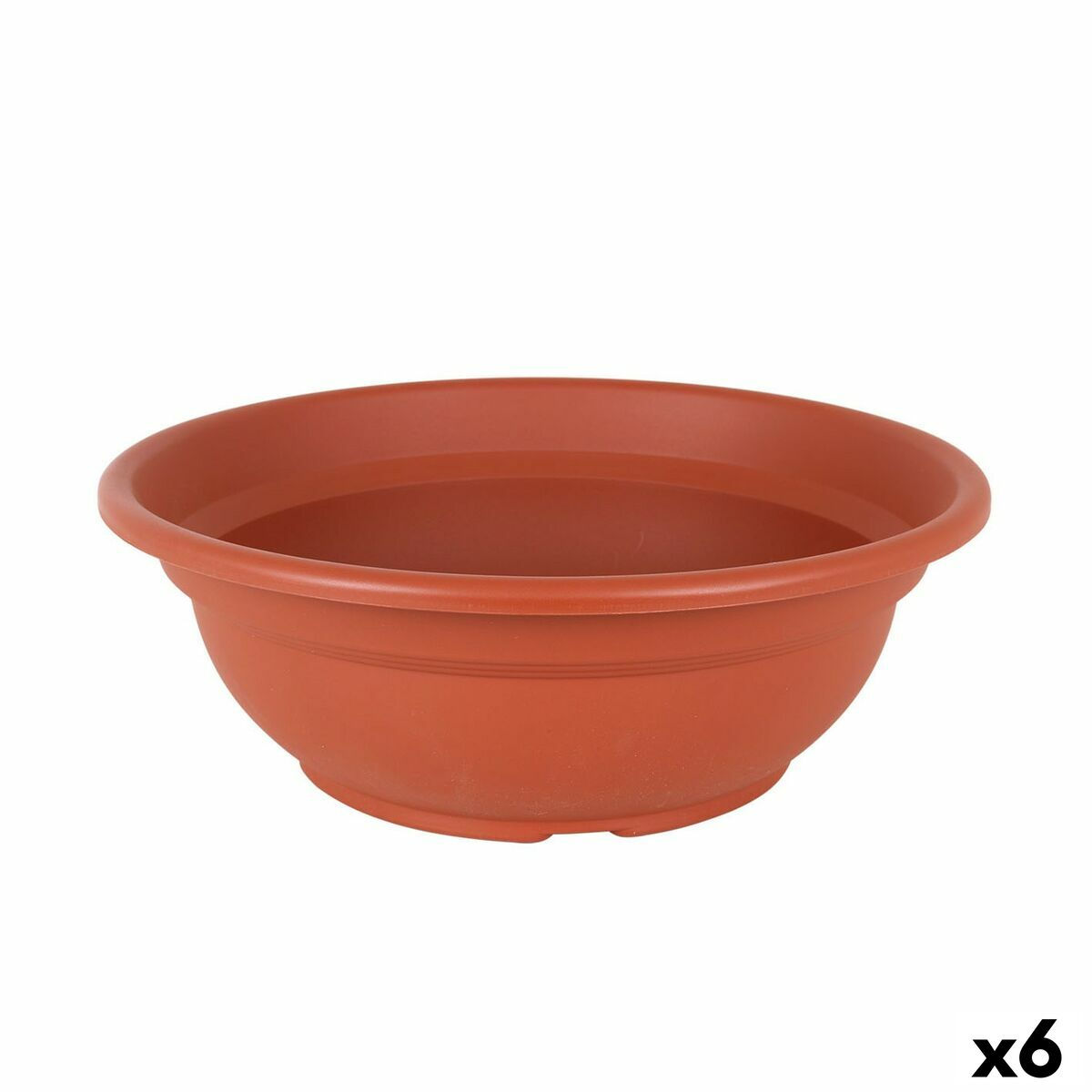 Blumentopf Dem Greentime kreisförmig Schale Braun ø 40 x 14,2 cm (6 Stück)