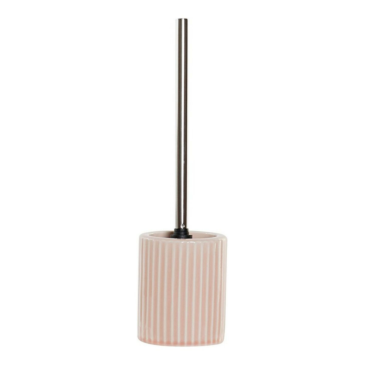 Toilettenbürste DKD Home Decor Rosa Stahl Polypropylen Steingut 11 x 40,5 x 1