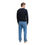 Miniaturbild: Herren Sweater ohne Kapuze Jack & Jones Jjotto Knit Crew Neck Sky Marineblau
