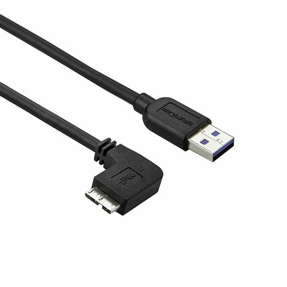 USB-Kabel auf Micro-USB Startech USB3AU2MLS Schwarz