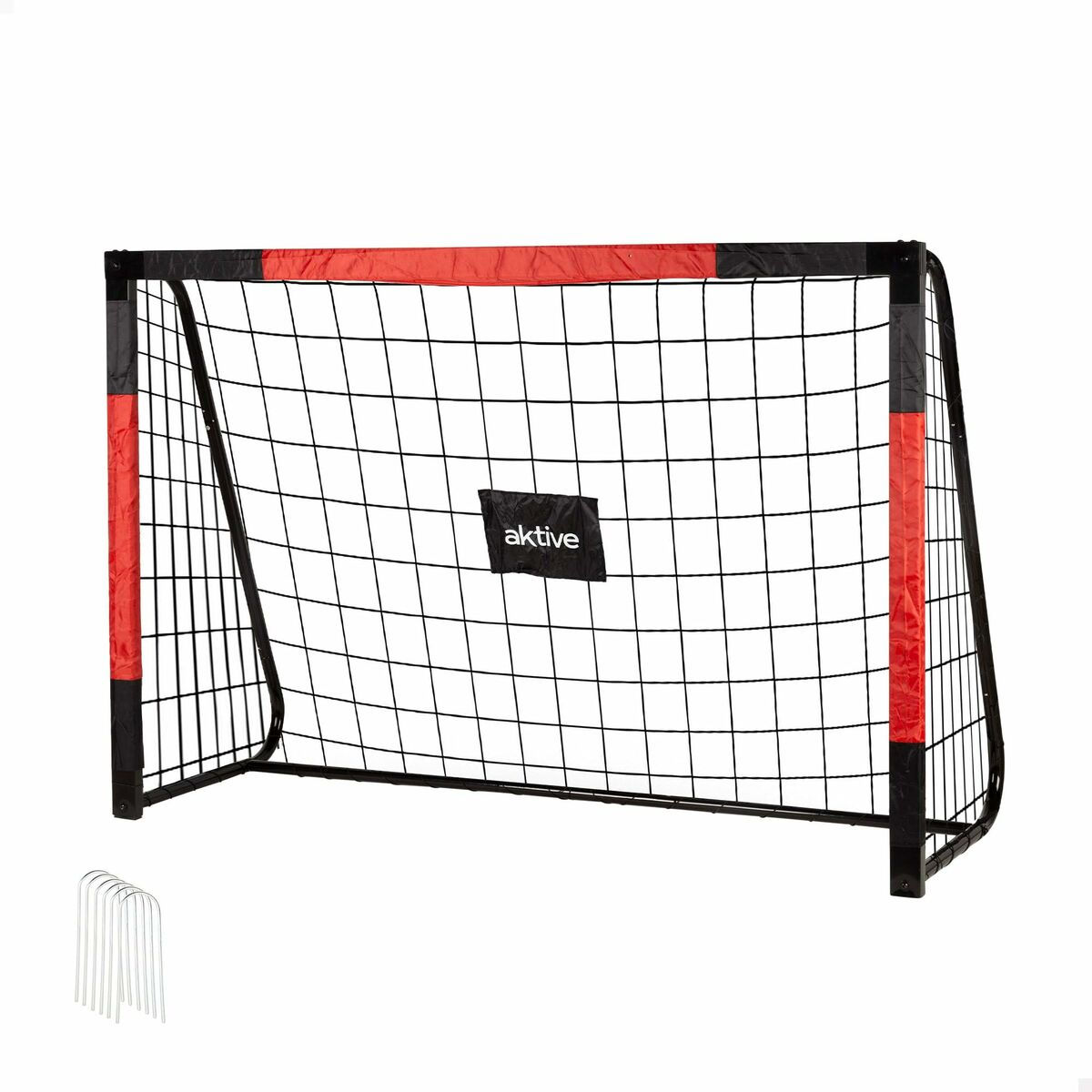 Fussballtor Aktive 180 X 12 X 60 CM Schwarz Rot