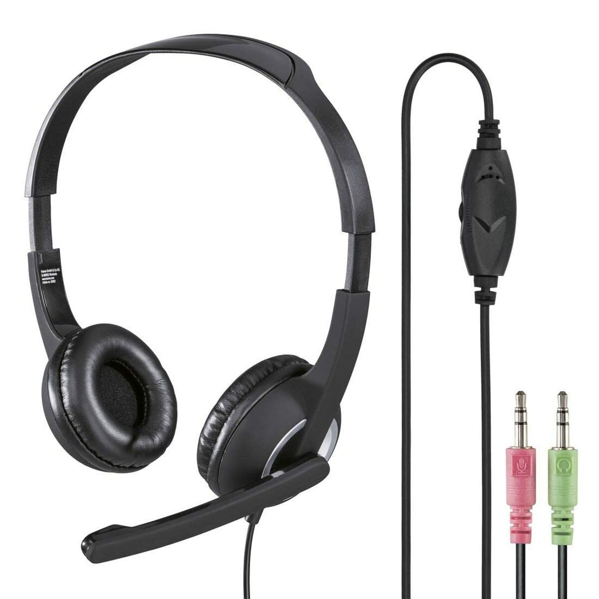 Kopfhörer Hama Essential HS 300 Schwarz Grau