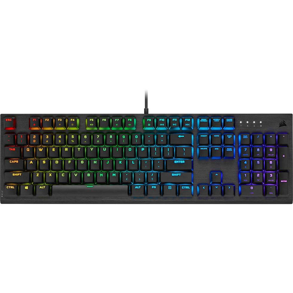 Tastatur Corsair K60 RGB PRO Low Profile Qwerty Spanisch