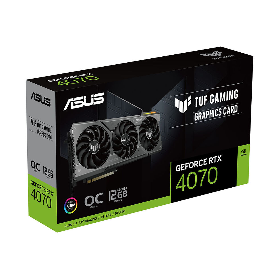Miniaturbild: Grafikkarte Asus GeForce RTX 4070 12 GB GDDR6X 12 GB RAM GEFORCE RTX 4070