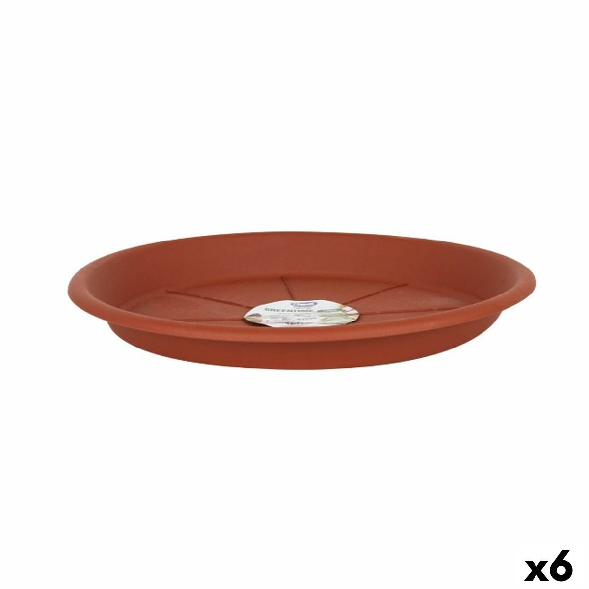Blumentopfplatte Dem Greentime Braun ø 24 x 2,85 cm (6 Stück)