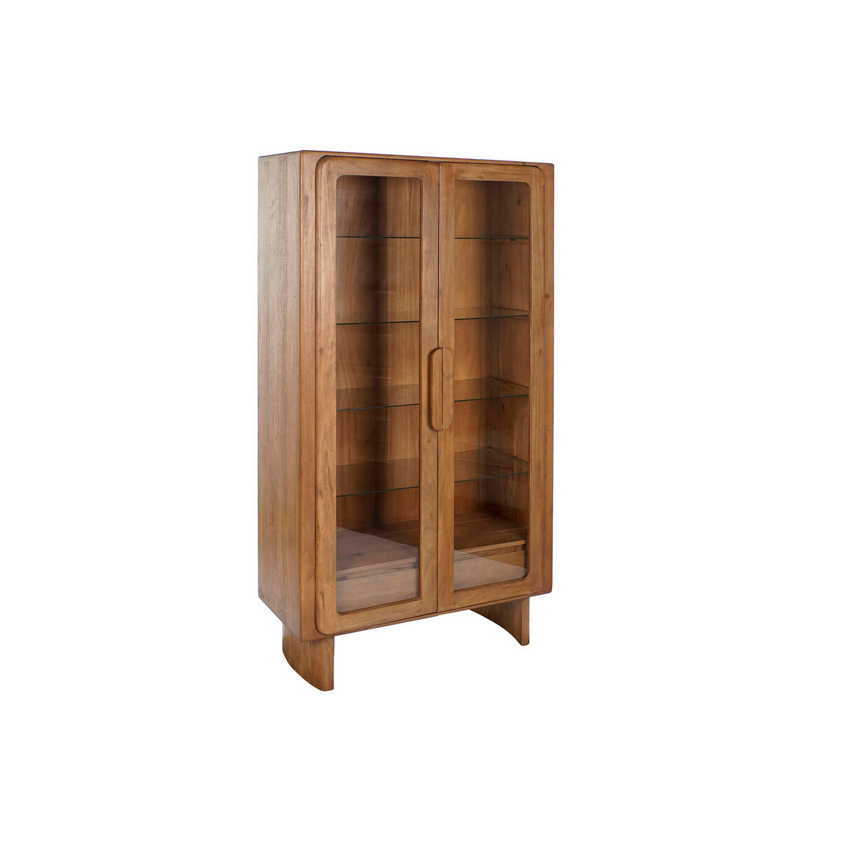 Displayständer DKD Home Decor Kristall Akazienholz 100 x 42,5 x 190 cm