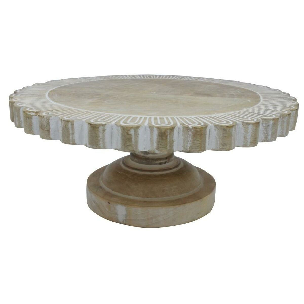 Tischdekoration DKD Home Decor 30,5 x 30,5 x 12,7 cm natürlich Kolonial Decap