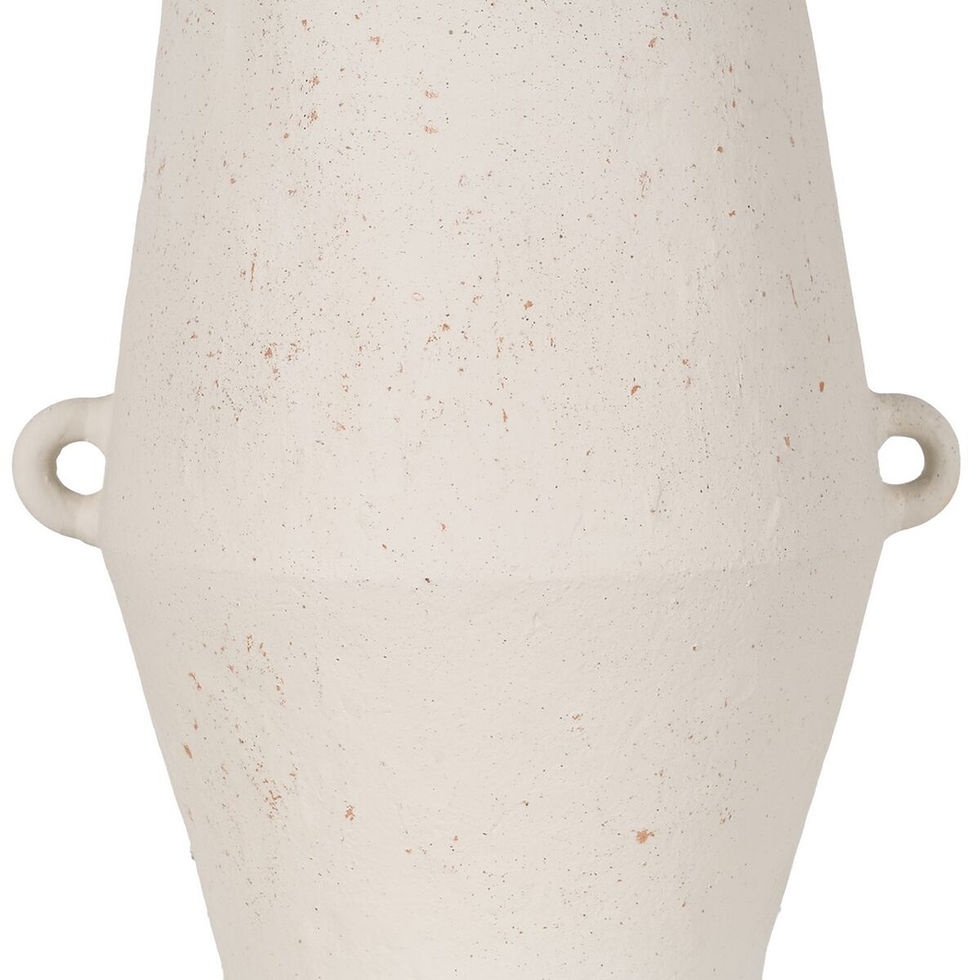 Miniaturbild: Vase Weiß aus Keramik 31 x 25 x 61 cm