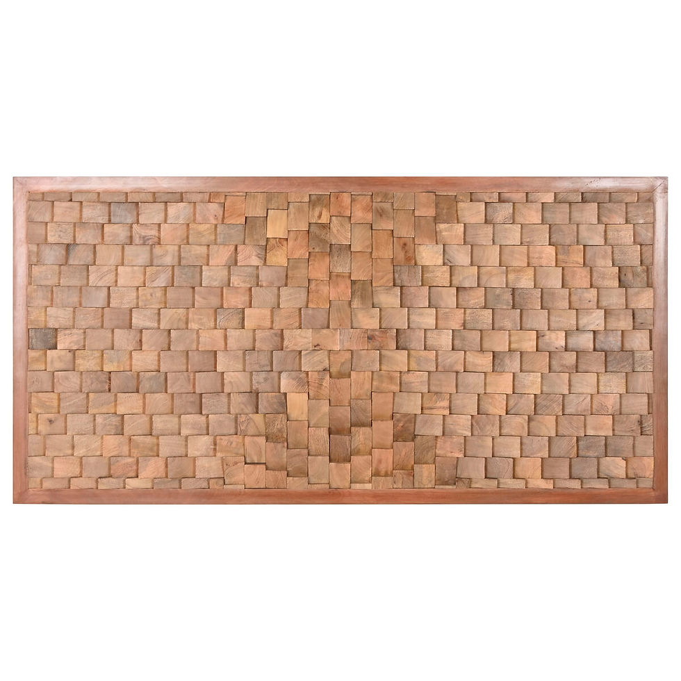 Kopfende des Betts Home ESPRIT natürlich 180 X 5 X 90 CM