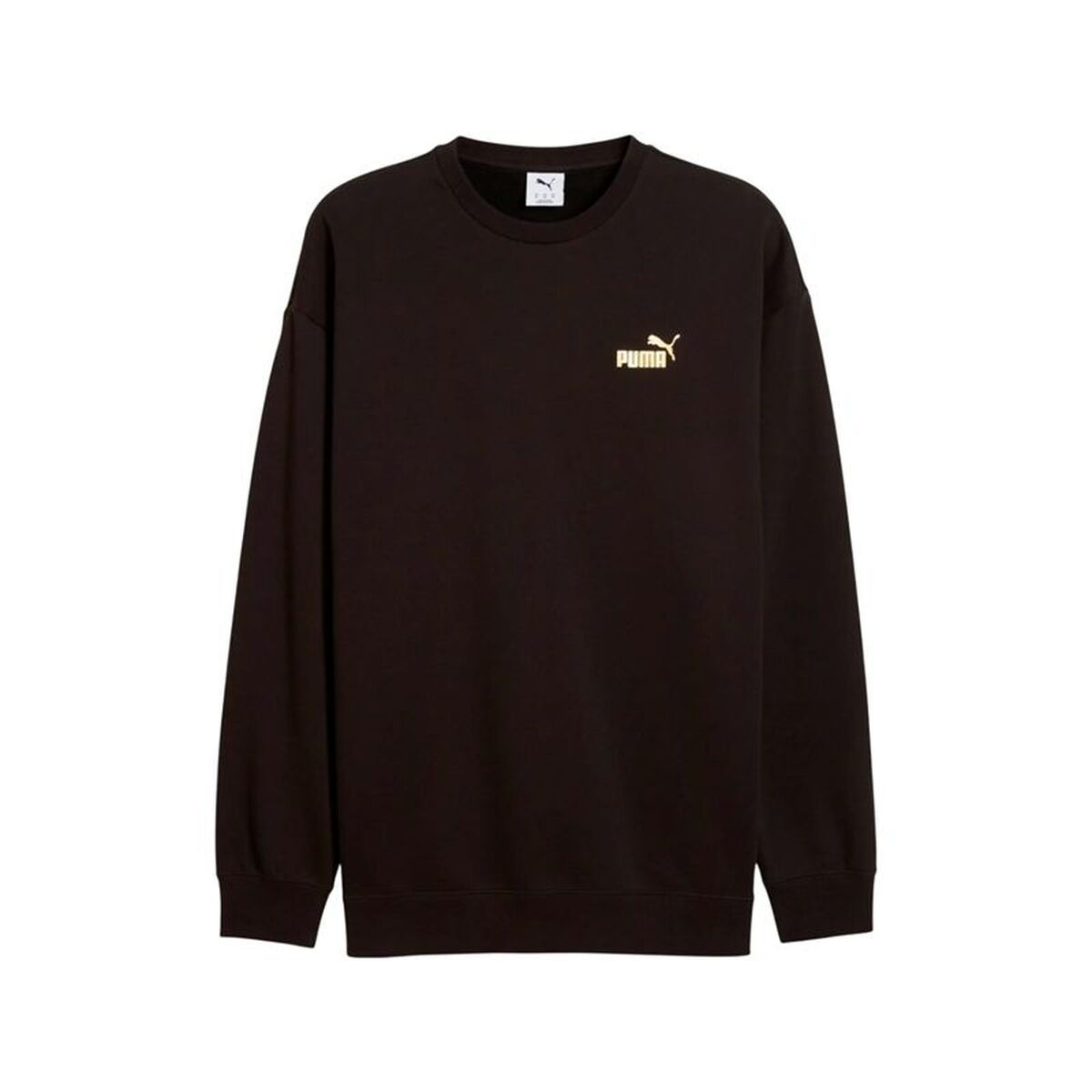 Herren Sweater ohne Kapuze Puma Maximal Metallic Relaxed Schwarz