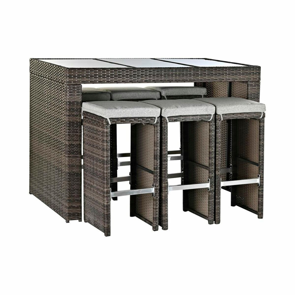 Tisch-Set mit Stühlen DKD Home Decor 143 x 80 x 100 cm