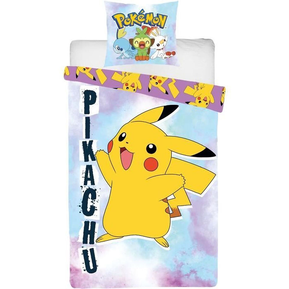 Bettbezug-Set Pokémon Bunt Double size 2 Stücke