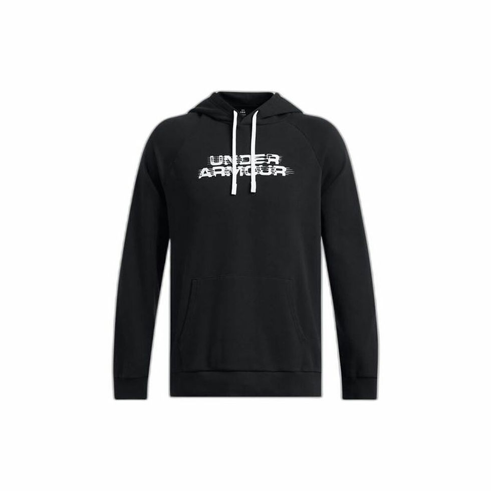 Herren Sweater mit Kapuze Under Armour Rival Flc Txtr Schwarz