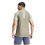 Miniaturbild: Herren Kurzarm-T-Shirt Adidas Gym+ 3 Bandas Braun