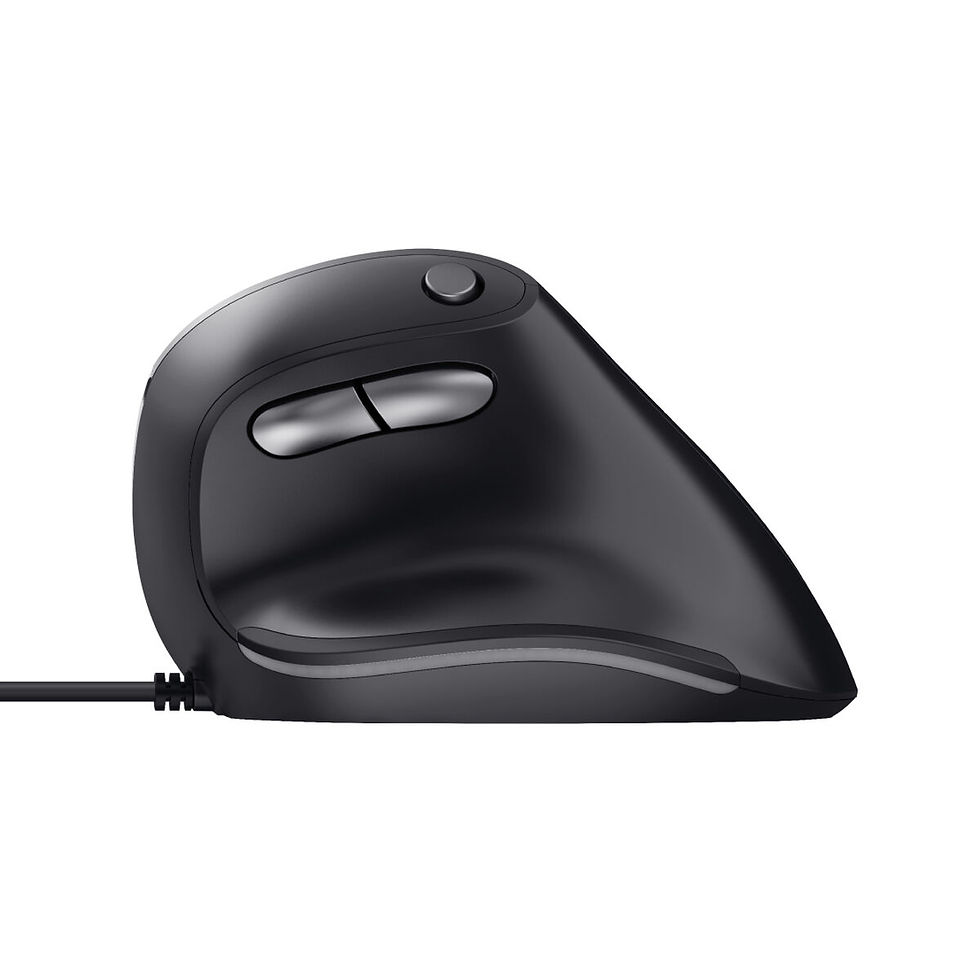 Miniaturbild: USB Maus Trust Bayo 800/4000 dpi Ergonomisch Vertikal LED-Lichter Schwarz